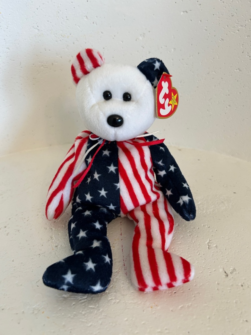 Ty Patriotic Bear in Red, White and Blue